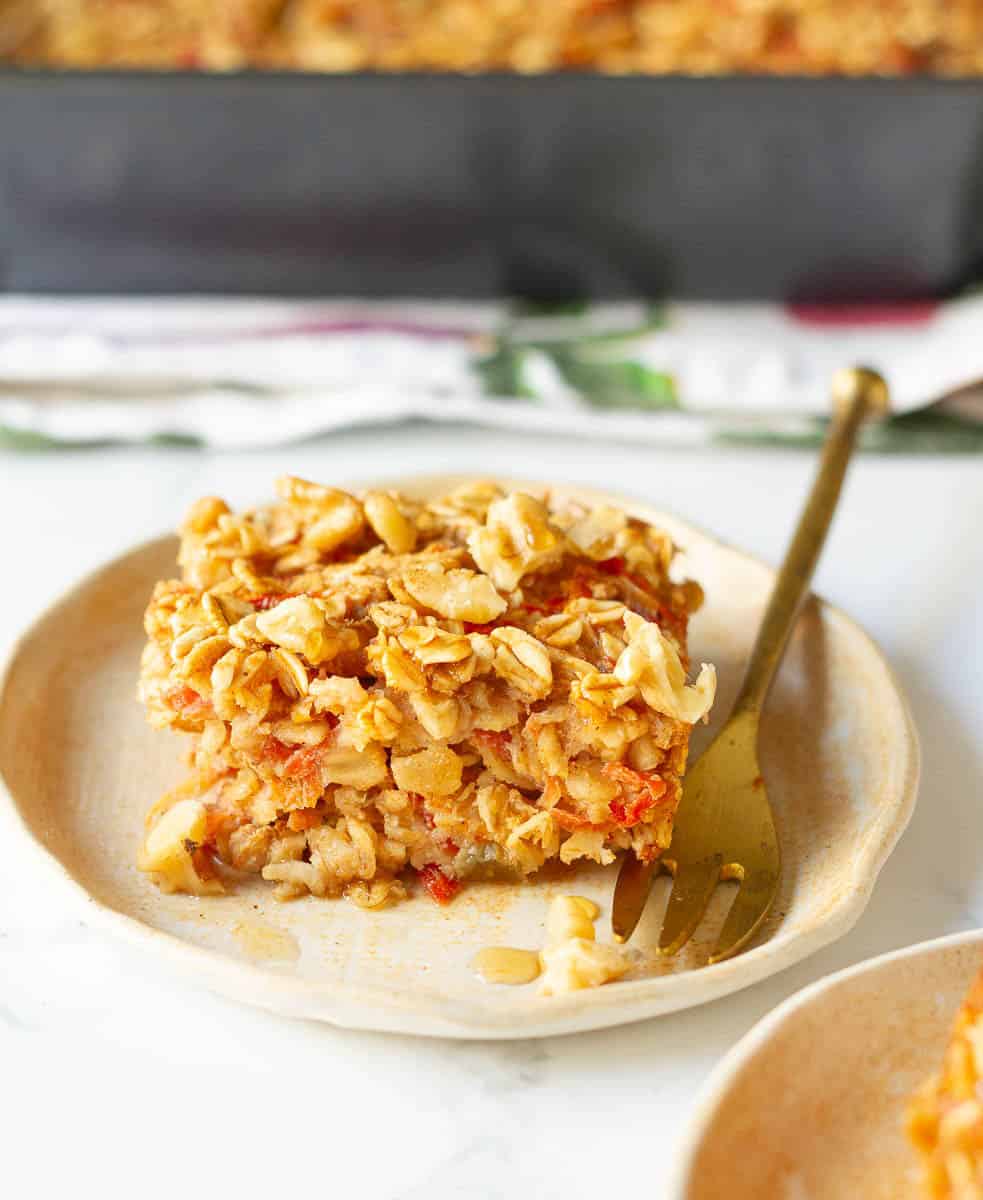 Carrot Cake Baked Oats Recipe