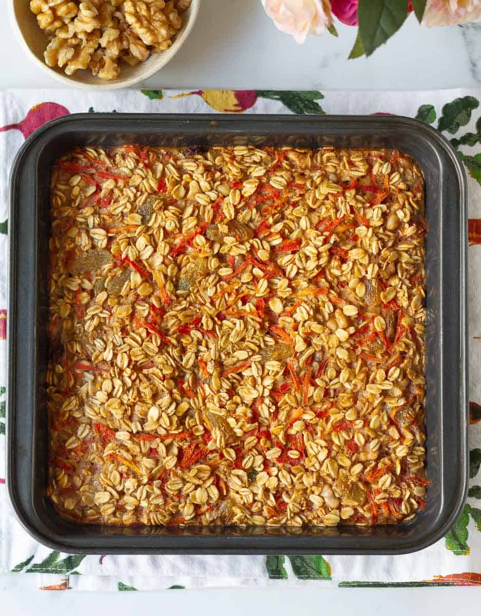 Carrot Cake Baked Oatmeal