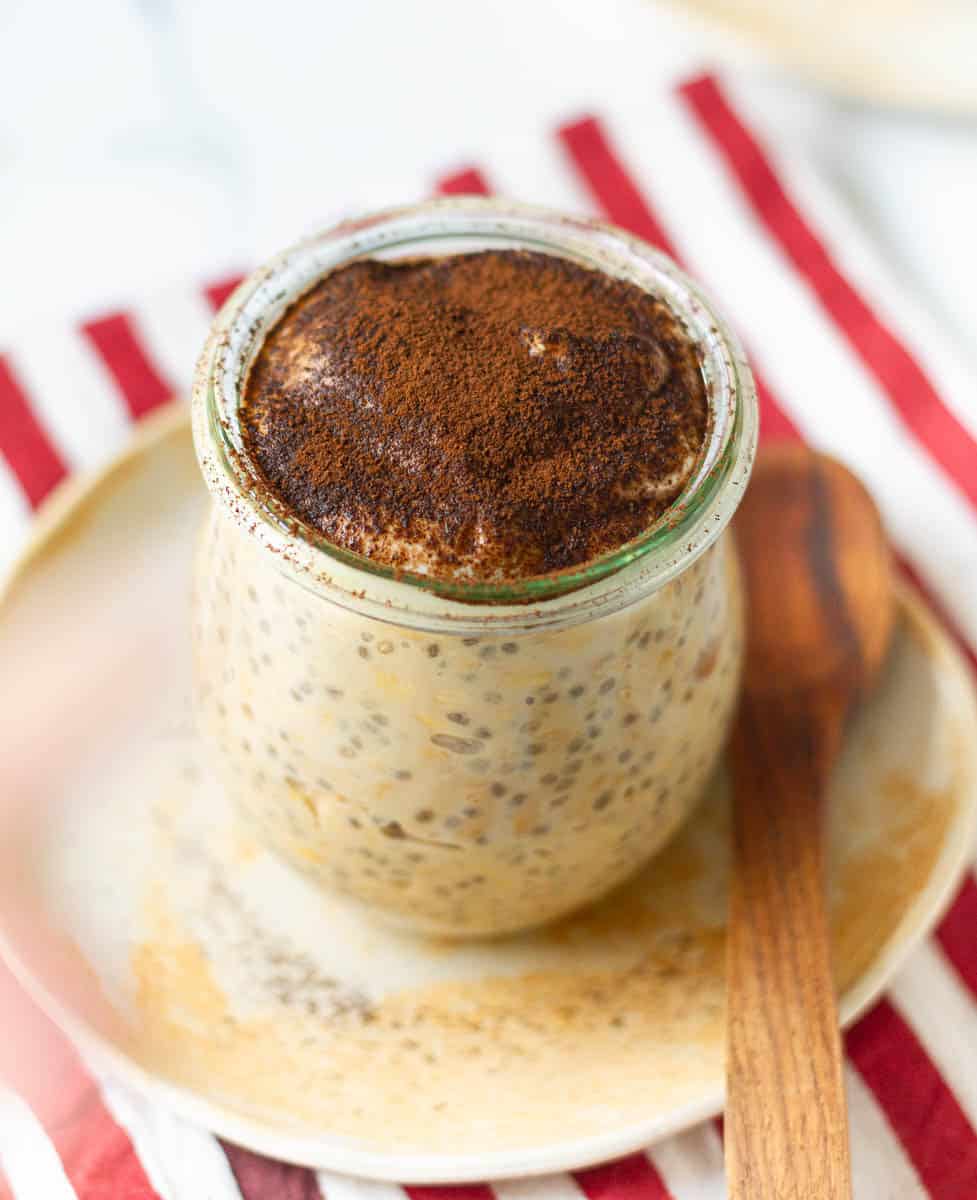 Tiramisu Overnight Oats Recipe For Easy Mornings