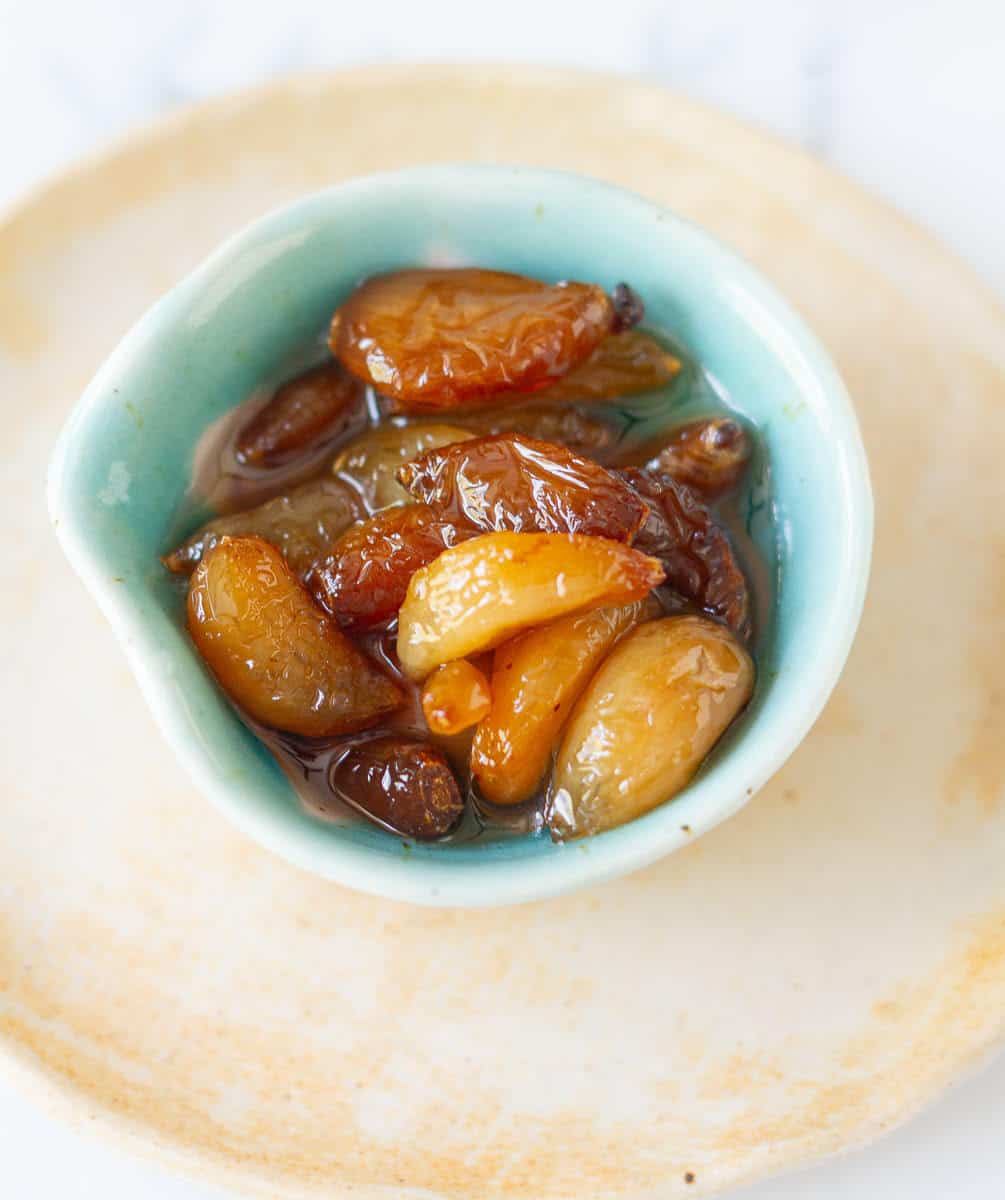 Garlic Confit in a small bowl