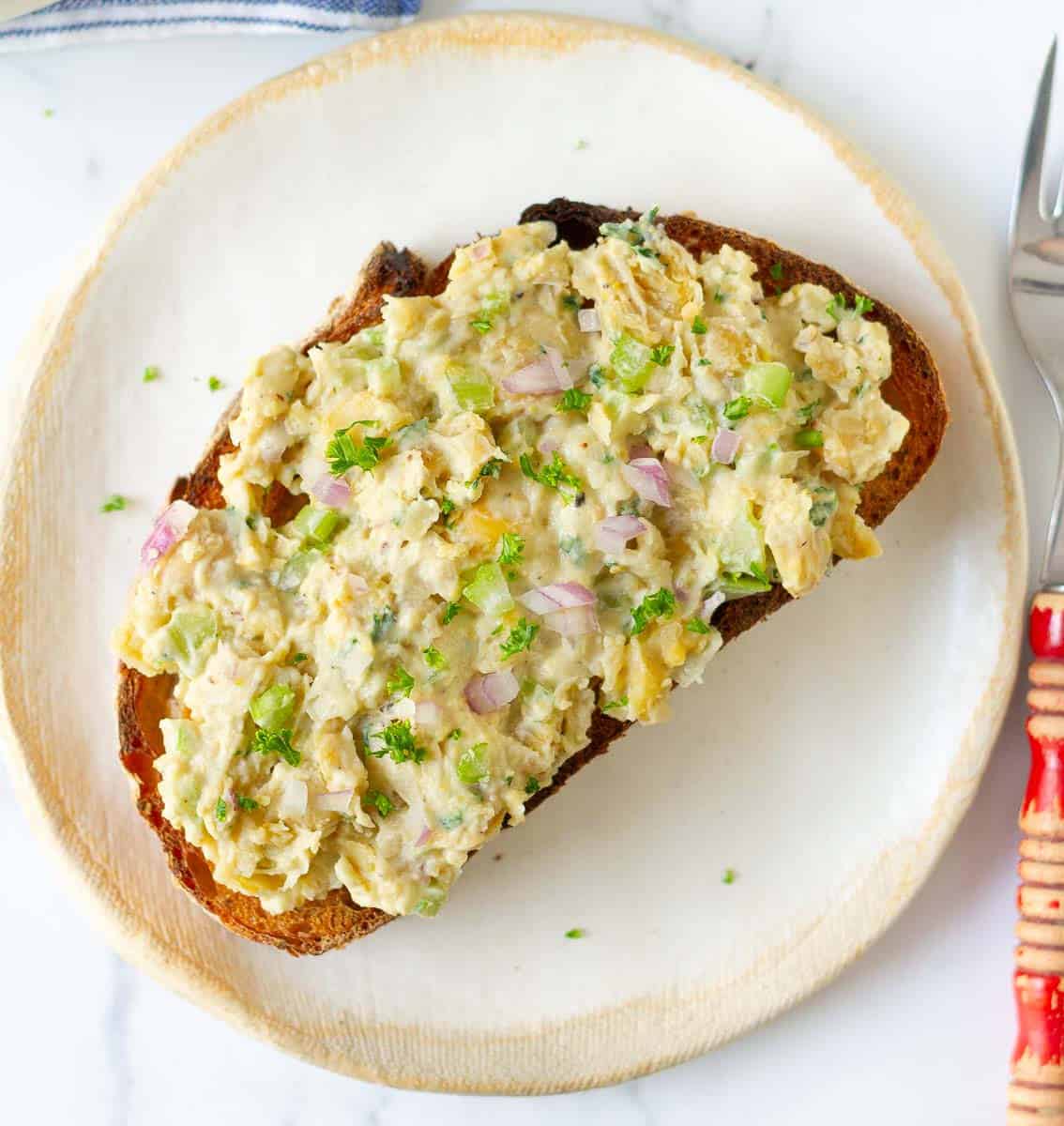 Smashed Chickpea Salad