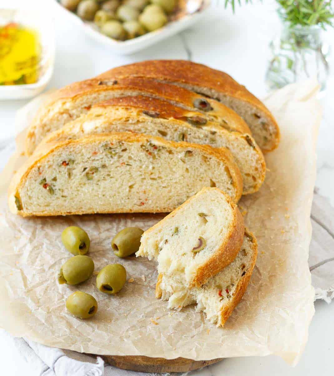 Easy Olive Bread