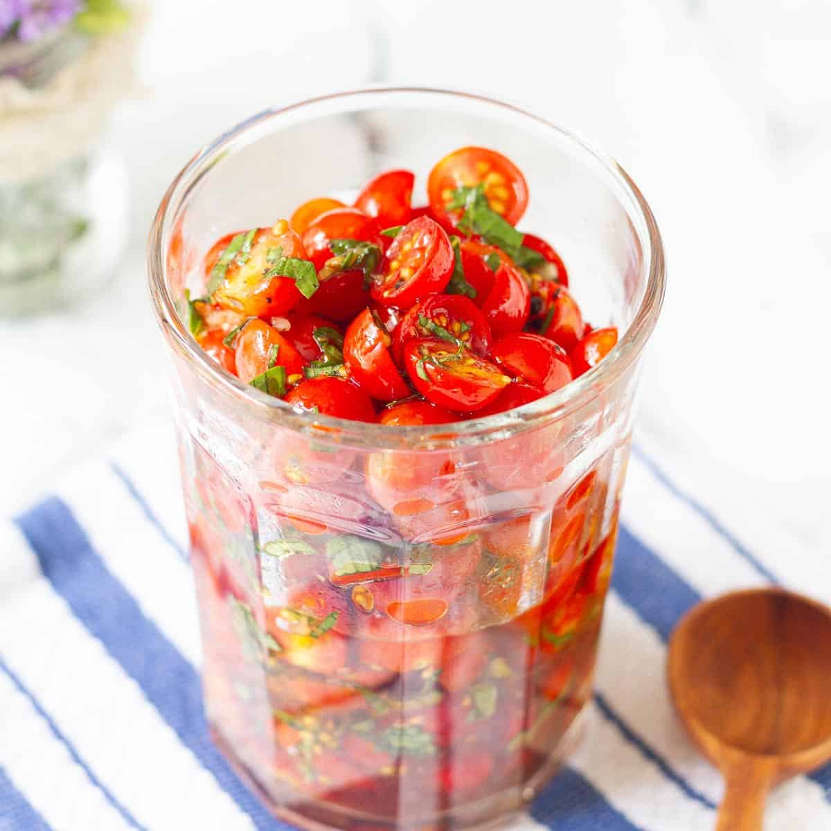 Easy Marinated Tomatoes