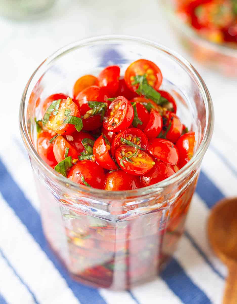 Easy Marinated Tomatoes
