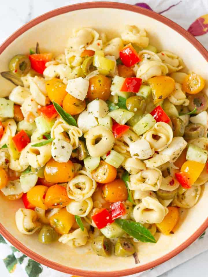 Italian Tortellini Pasta Salad